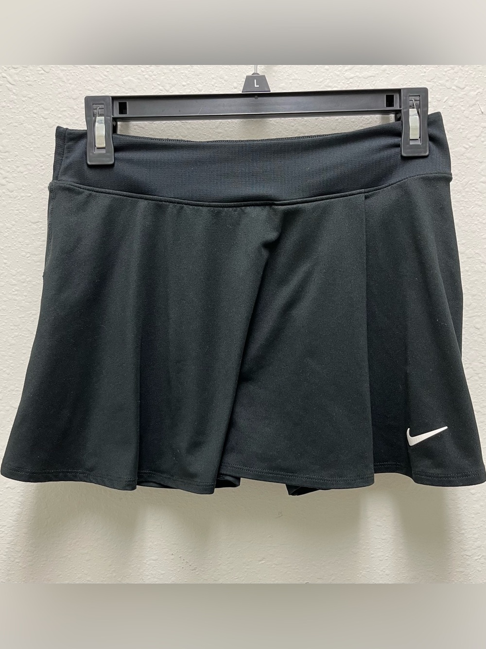 Nike Dri-FIT Women's Black Tennis Skort Elastic Waist Pull On Size S